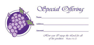 SPECIAL OFFERING ENVELOPE