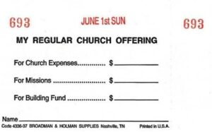 Offering Envelope 3-Fund Week