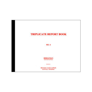 Triplicate Report Book - No. 3