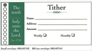 TITHER ENVELOPES