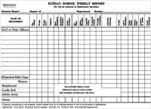 SS WEEKLY REPORT CARD