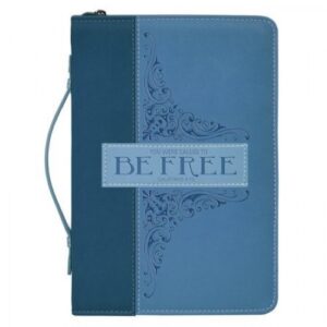 Bible Cover, You Were Called To Be Free, Galatians 5:13 Blue, Medium