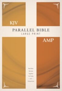 KJV, Amplified, Parallel Bible, Hardcover, Large Print