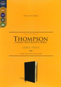 KJV, Thompson Chain Reference Bible, European Bonded Leather, Black