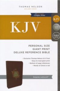 Thomas Nelson KJV, Personal Size, Giant Print, Deluxe Reference Bible