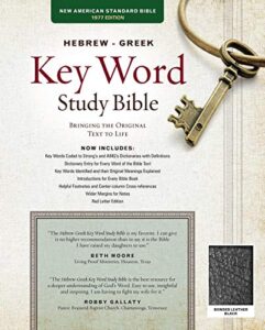NASB, Hebrew-Greek Key Word Study Bible, Bond Lea, Blk