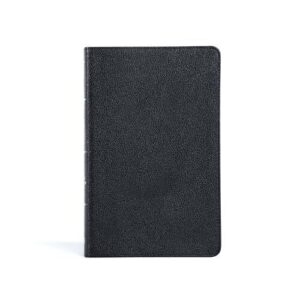 KJV, Thinline Reference Bible, Genuine Leather, Black, Indexed