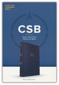 CSB, Reference Bible, Imitation Leather, Navy, Super Giant Print