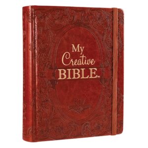 KJV, My Creative Bible, LuxLeather, Brown Ornate