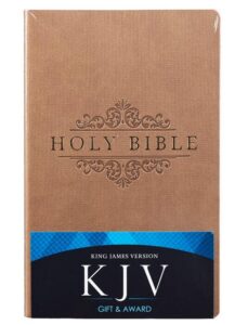 KJV, Gift and Award Holy Bible, Imitation Leather, Tan