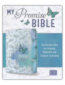KJV, My Promise Bible, Imitation Leather, White with Butterfly