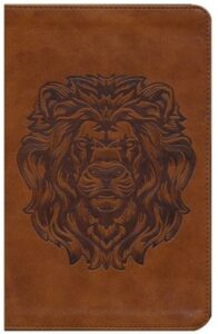 ESV, Thinline Bible, Imitation Leather, TruTone Brown, Royal Lion