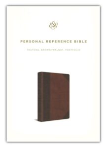 ESV, Personal Size Reference Bible, Imitation Leather, TruTone Brown/Walnut