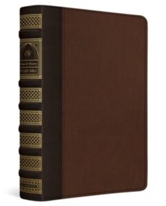 ESV, Church History Study Bible, Imitation Leather, TruTone Brown/Walnut Timeless Design