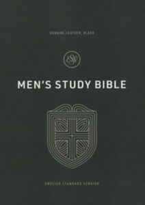 ESV, Mens Study Bible, Genuine Leather, Black