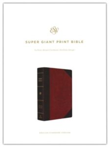 ESV, Holy Bible, Imitation Leather, Brown/Cordovan, Super Giant Print