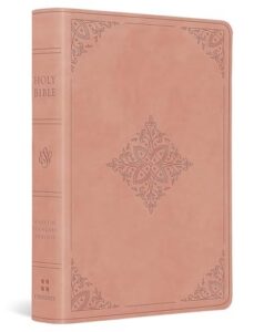 ESV, Value Compact Bible, Imitation Leather, Blush Rose, Large Print