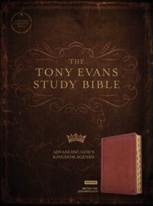 CSB, The Tony Evans Study Bible, Leather Touch, British Tan, Thumb Indexed