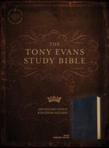 CSB, The Tony Evans Study Bible, Genuine Leather, Black
