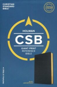 CSB, Reference Bible, Leather Touch, Black