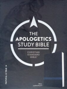 CSB, Apologetics Study Bible, Navy, LeatherTouch