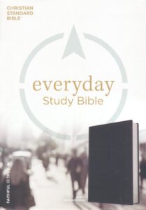 CSB, Everyday Study Bible, Imitation Leather, Black