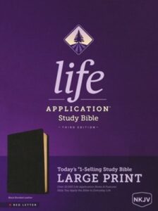 NKJV, Life Application Study Bible 3rd Edition, Bonded Leather, Black