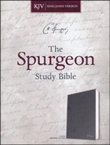 KJV, Spurgeon Study Bible, Genuine Leather, Black