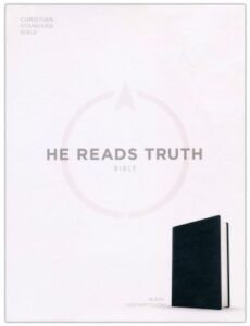 CSB, He Reads Truth Bible, Imitation Leather, Black