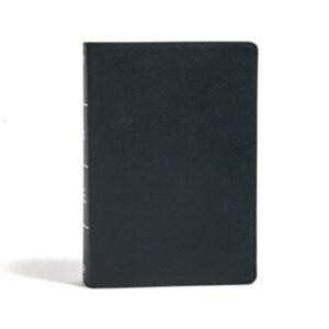 KJV, Reference Bible, Genuine Leather, Black, Super Giant Print