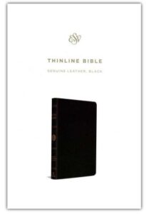 ESV, Thinline Bible, Genuine Leather, Black