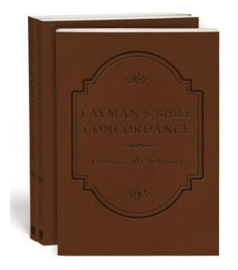 LAYMAN'S BIBLE REFERENCE DESK SET by George W. Knight