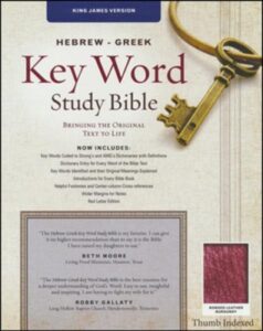 The Hebrew-Greek Key Word Study Bible: KJV Edition