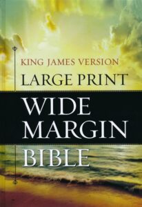 KJ WIDE MARGIN LARGE PRINT BIBLE