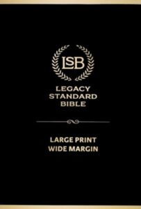LSB, Wide Margin Bible, Imitation Leather, Reddish Brown, Large Print