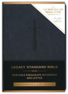 LSB, Paragraph Reference Compact Bible, Imitation Leather, Pewter Sword