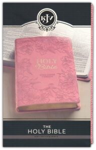 KJV, Gift Edition Holy Bible, Imitation Leather, Pink Floral
