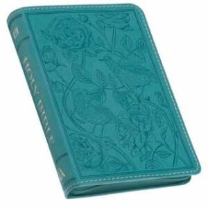 KJV, Compact Zippered Bible, Imitation Leather, Teal