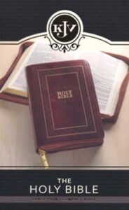 KJV, Compact Holy Bible, Faux Leather, Burgundy, Zippered