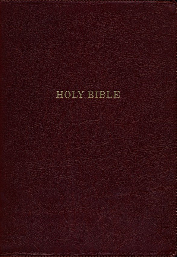 KJV, Standard Print Study Bible, Full Grain Leather, Saddle Tan, Indexed