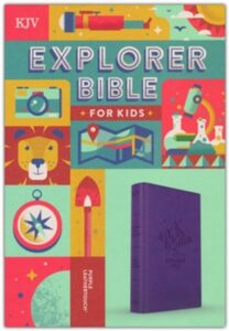 KJV, Explorer Bible for Kids, Imitation Leather, Purple