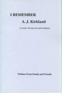 I REMEMBER A J KIRKLAND
