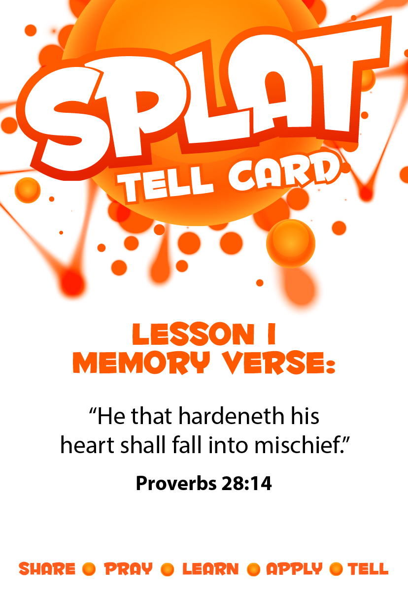 Sunday School SPLAT 1st & 2nd GRADE TELL CARDS, Spring 2026 - Image 3