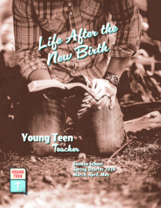 Sunday School YOUNG TEEN TEACHER, Spring 2026