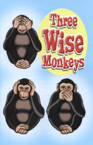 THREE WISE MONKEYS Tract