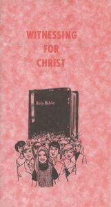 WITNESSING FOR CHRIST by William Lynch