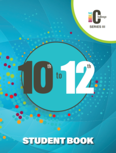 Bible Challenge 10th-12th Grade STUDENT ACTIVITY LEAFLETS, Series III