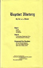 BAPTIST HISTORY by L L Clover