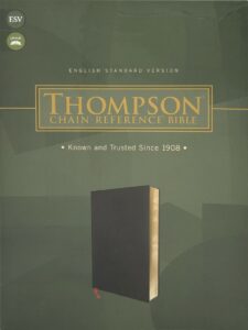 ESV, Thompson Chain-Reference Bible, Black Bonded Leather