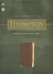 ESV, Thompson Chain Reference Bible, Brown Leathersoft